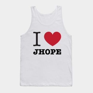 I love BTS Jhope Jung Hoseok typography Morcaworks Tank Top